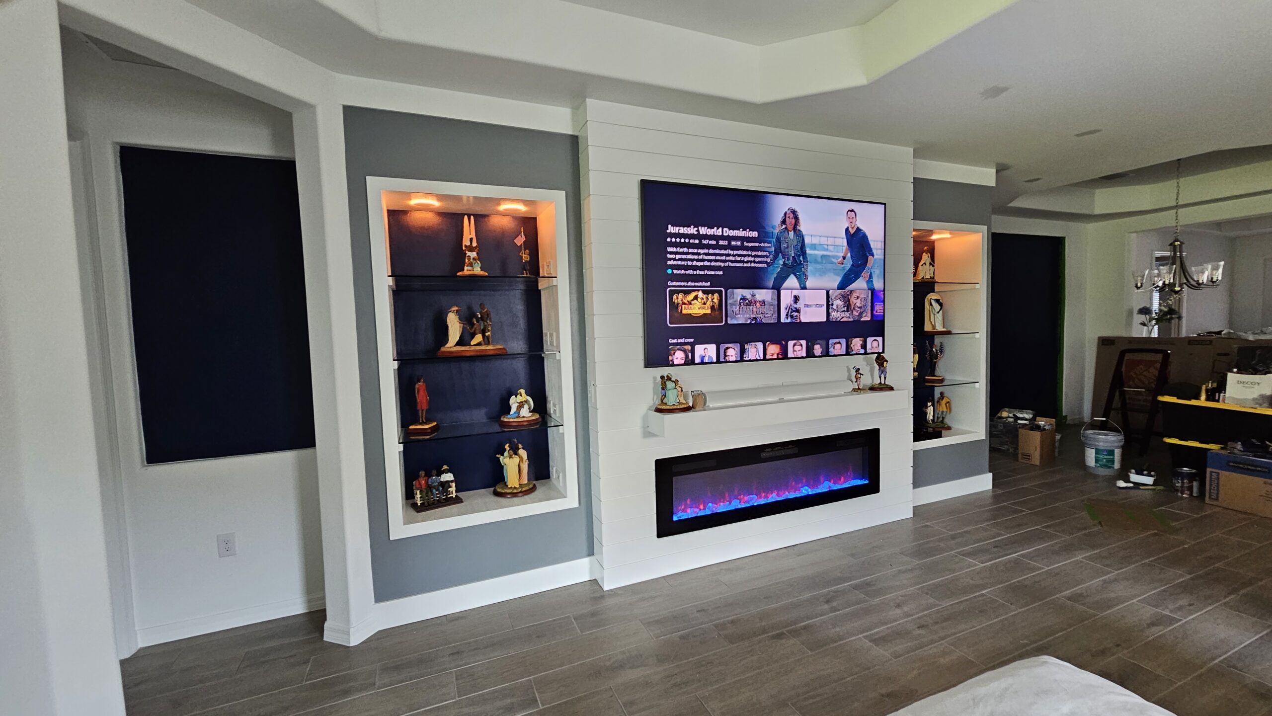 Babcock Ranch Living Room Shiplap Beautification