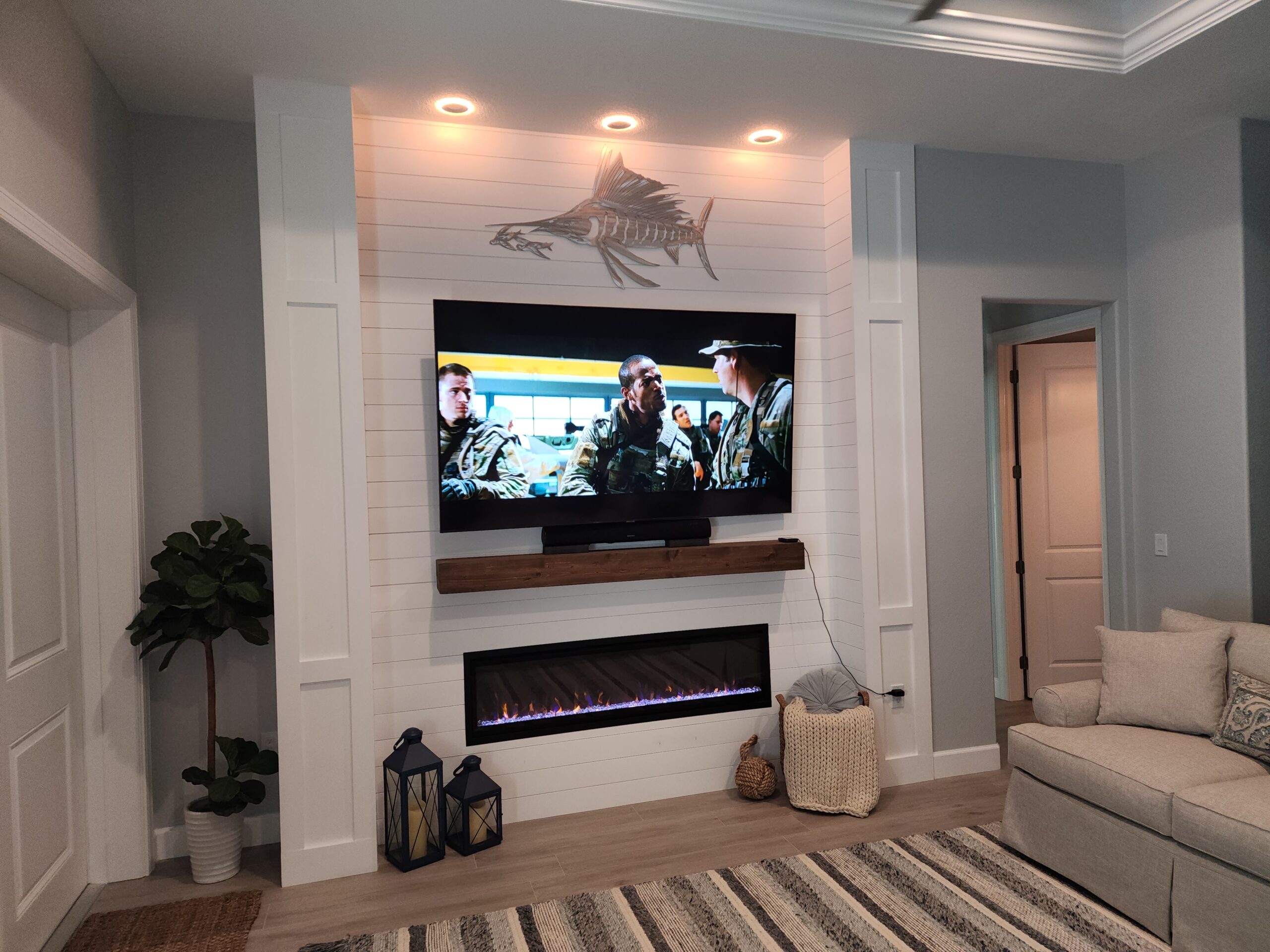 Bill and Tina, Port Charlotte Living Room Upgrade