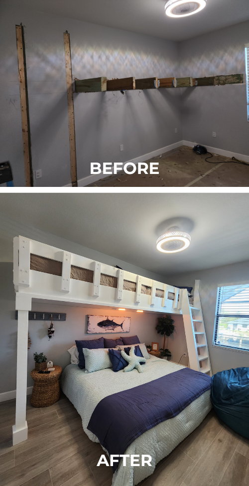Punta Gorda Bunk Bed Installation: Custom Framing and Finishing