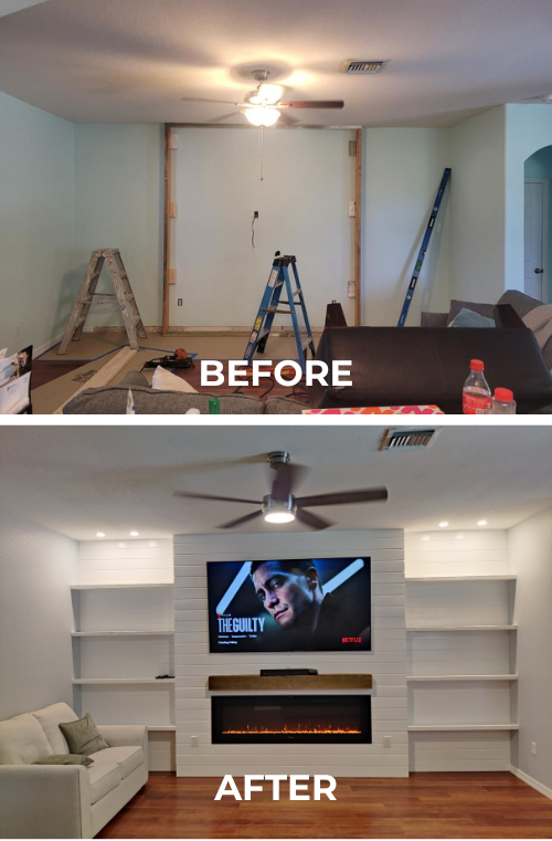 ORI Media Wall: Modern Feature with Integrated Storage and Style